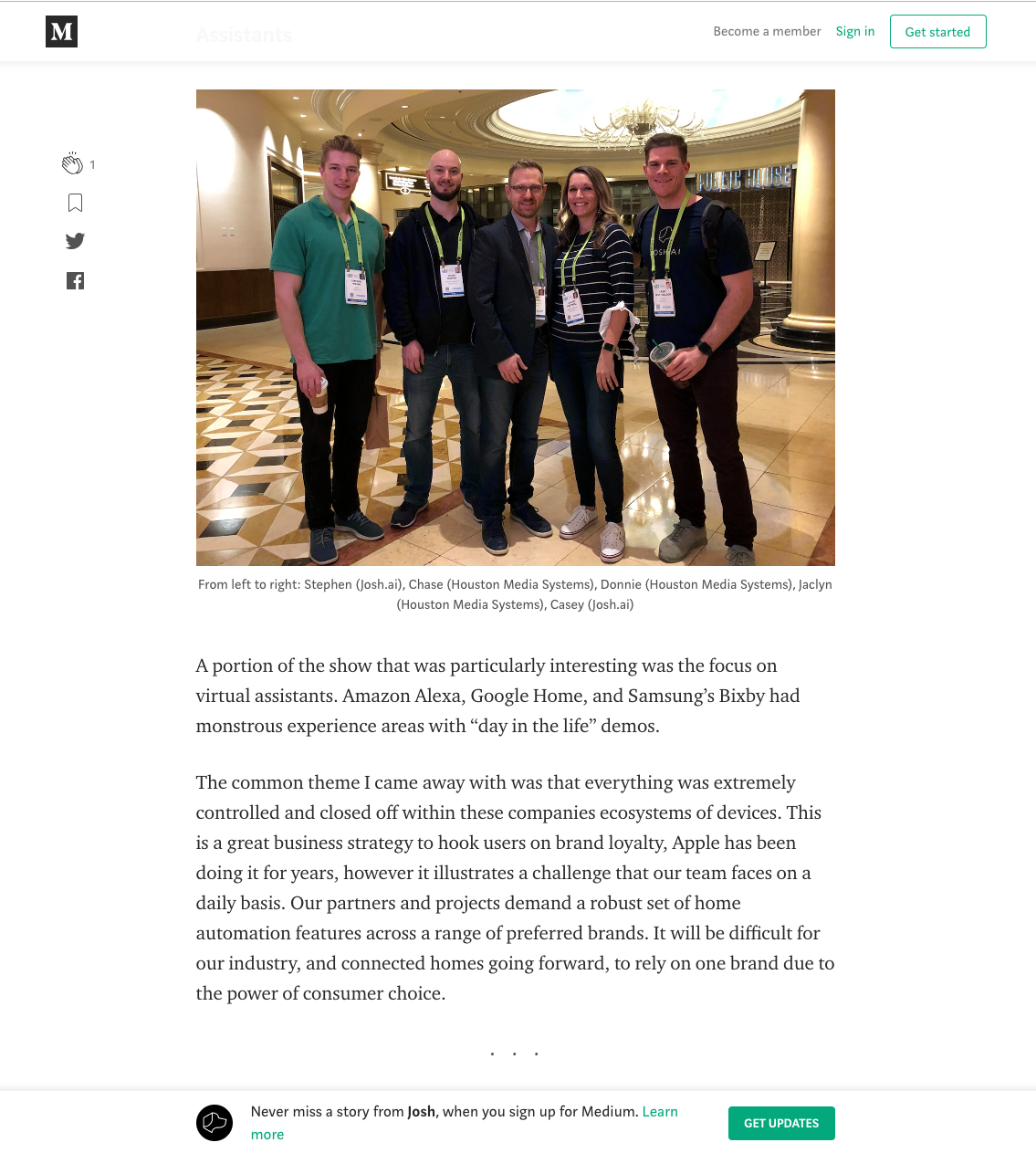 Image or Screenshot of CES 2019: Everything Is Connected, Nothing Is Integrated