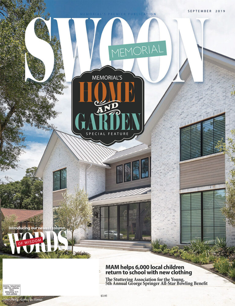 Swoon Memorial magazine September 2019 issue cover